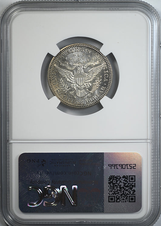 1906 Barber Quarter 25C NGC MS64 Reverse Slab