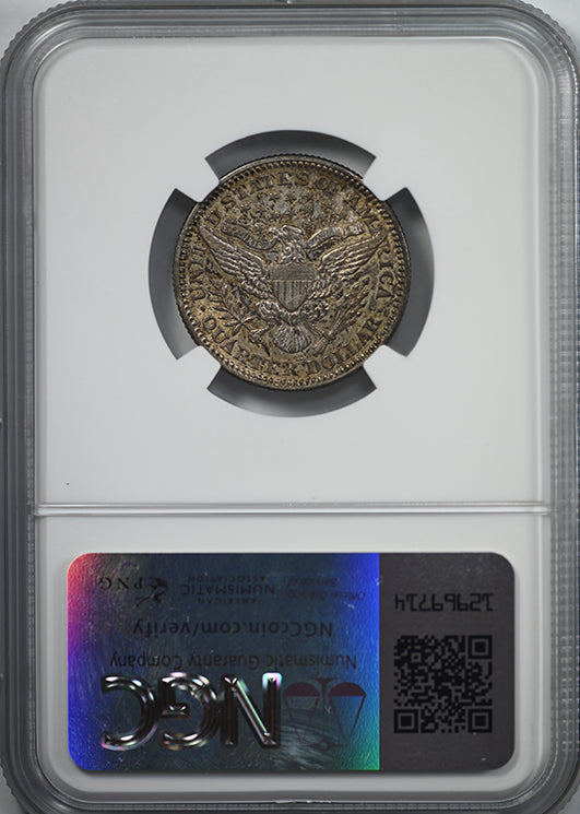 1911-D Barber Quarter 25C NGC AU53 Reverse Slab