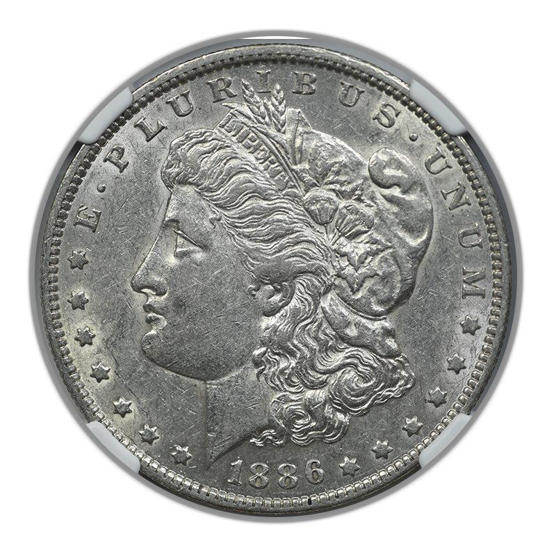 1886-O Morgan Dollar $1 NGC AU53 Obverse