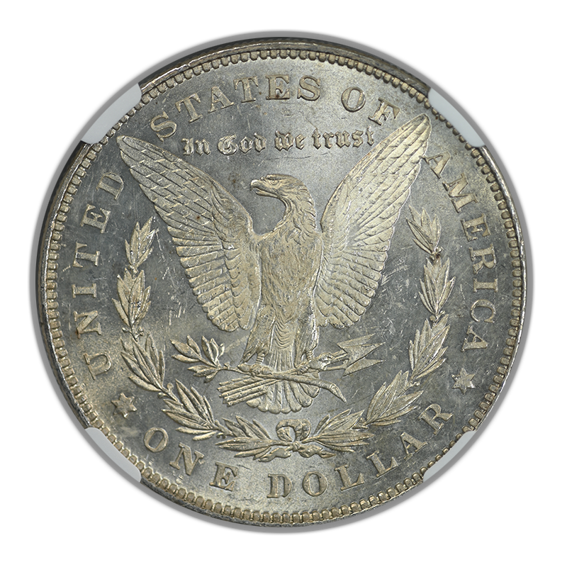 1878 7TF Reverse of 78 Morgan Dollar $1 NGC MS62 Reverse