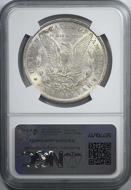 1886-O Morgan Dollar $1 NGC AU58 Reverse Slab