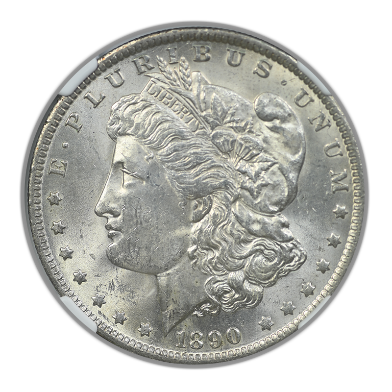 1890-O Morgan Dollar $1 NGC MS62 Obverse