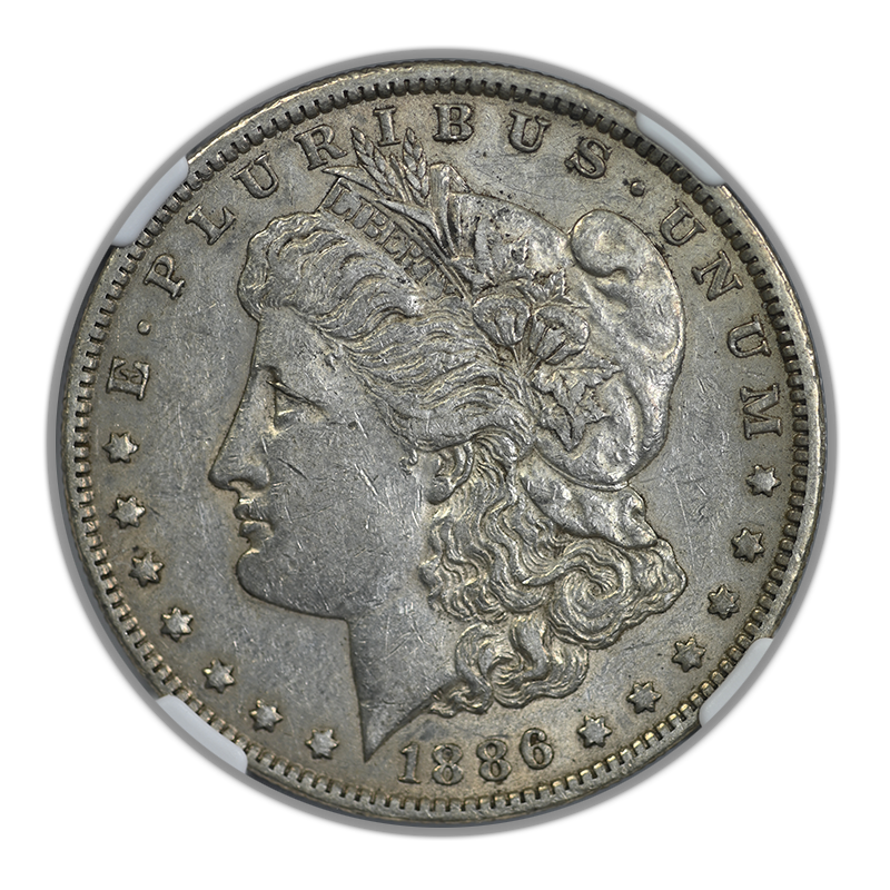 1886-O Morgan Dollar $1 NGC XF45 Obverse