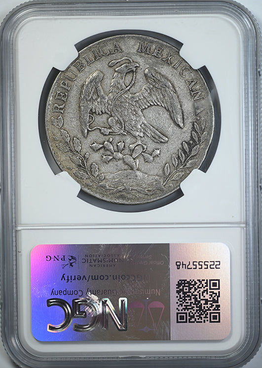 1891DO JP Mexico 8 Reales 8R NGC XF45 Reverse Slab