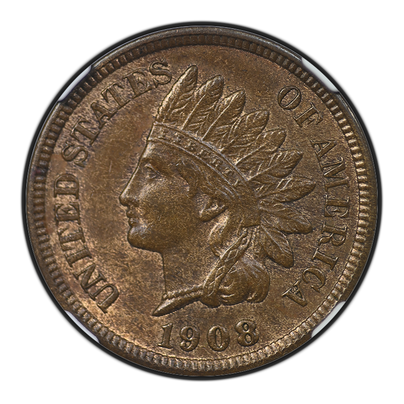 1908-S Indian Head Cent 1C NGC MS63BN Obverse