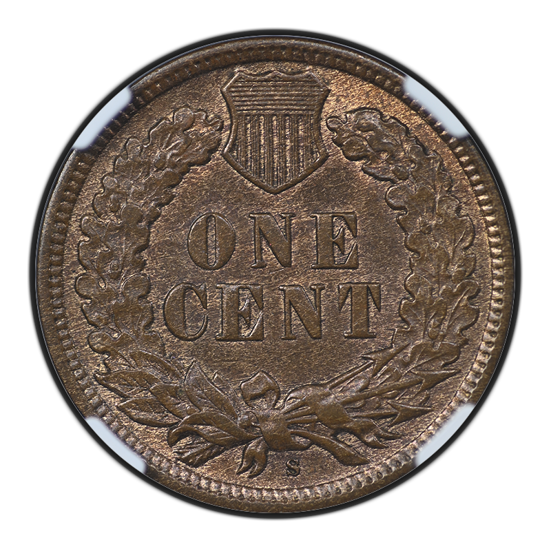 1908-S Indian Head Cent 1C NGC MS63BN Reverse
