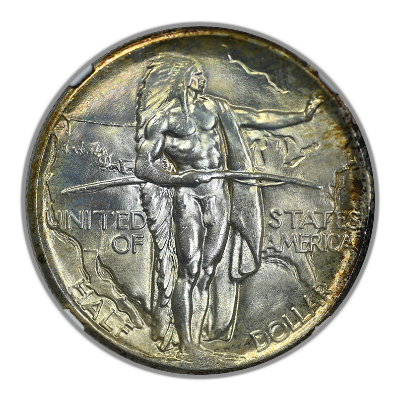 1926-S Oregon Trail Classic Commemorative Half Dollar 50C NGC MS66+ Obverse