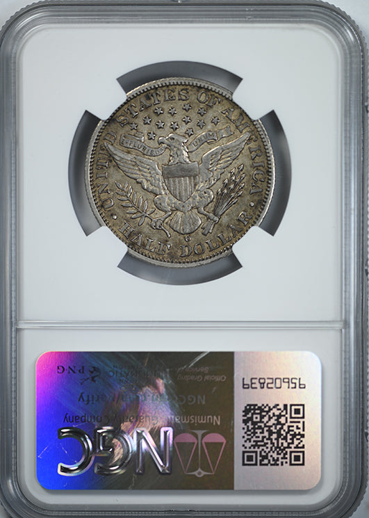 1894-O Barber Half Dollar 50C NGC XF45 Reverse Slab