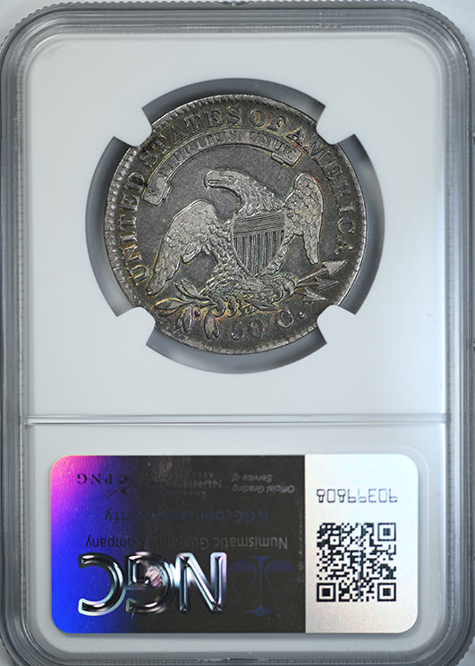 1832 Capped Bust Half Dollar 50C NGC VF35 - NICE COLOR! Reverse Slab