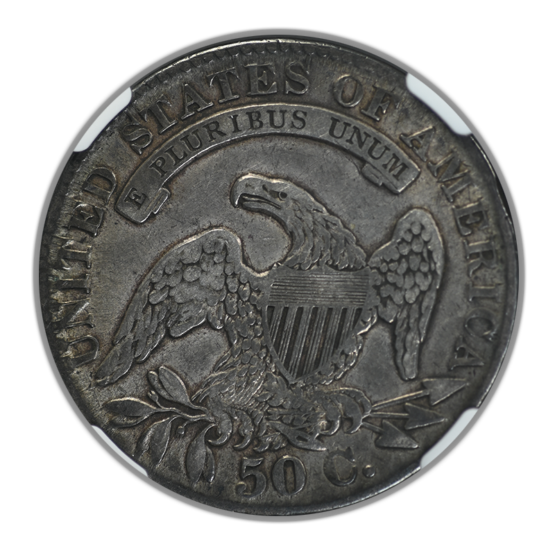 1833 Capped Bust Half Dollar 50C NGC XF40 Reverse