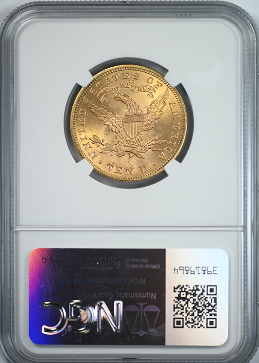 1900 Liberty Head Gold Eagle $10 NGC MS65 Reverse Slab