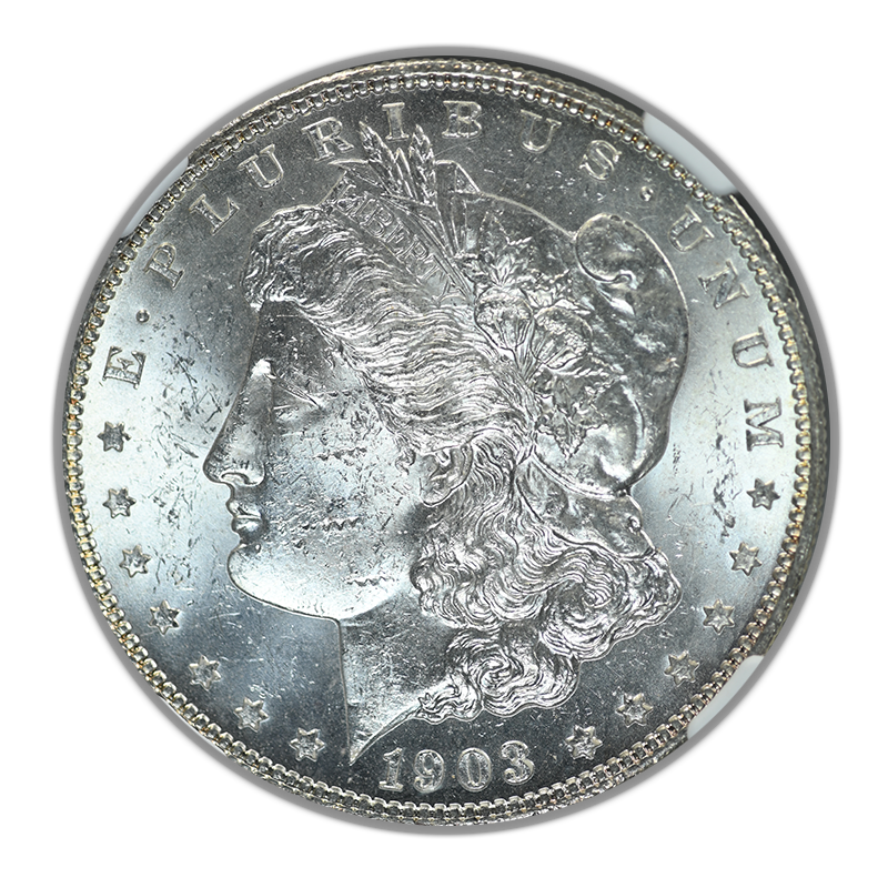 1903-O Morgan Dollar $1 NGC MS61 Obverse