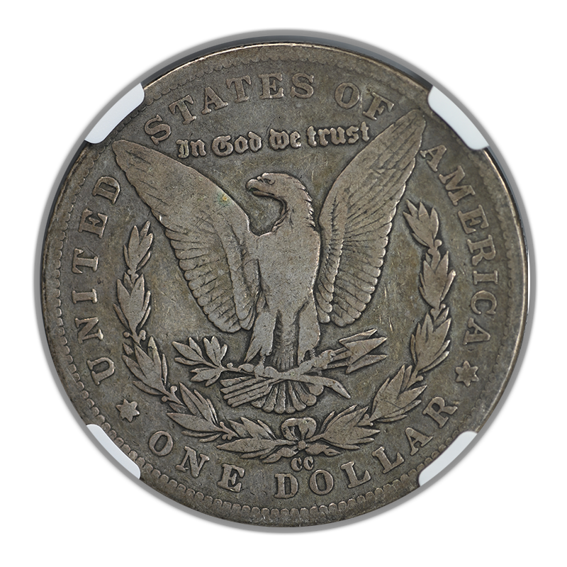 1889-CC Morgan Dollar $1 NGC VG8 Reverse