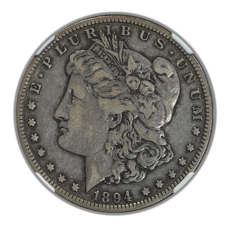 1894 Morgan Dollar $1 NGC VF20 Obverse