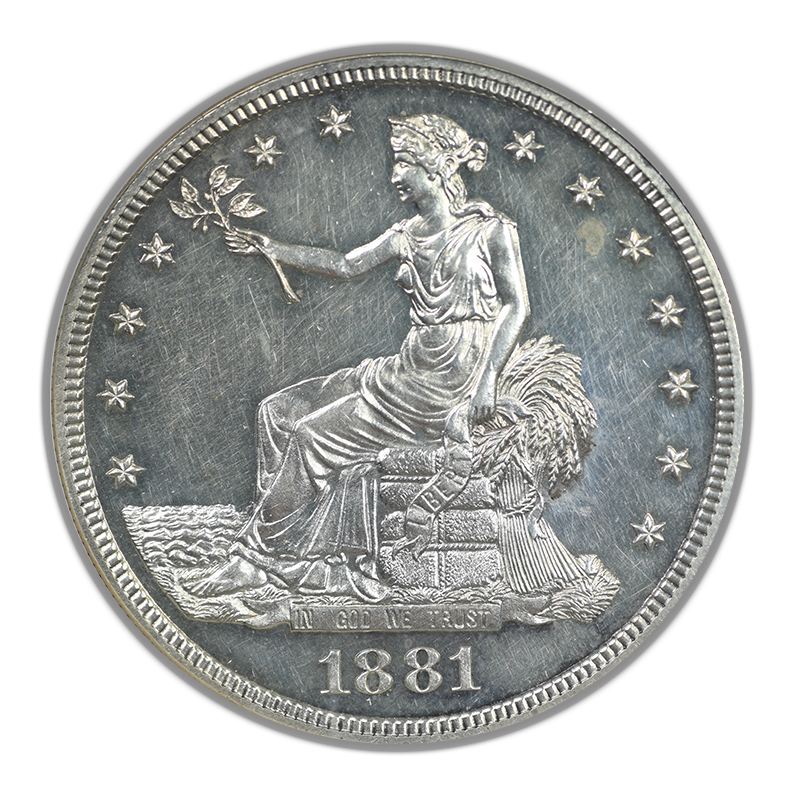 1881 Proof Trade Dollar T$1 NGC PF61