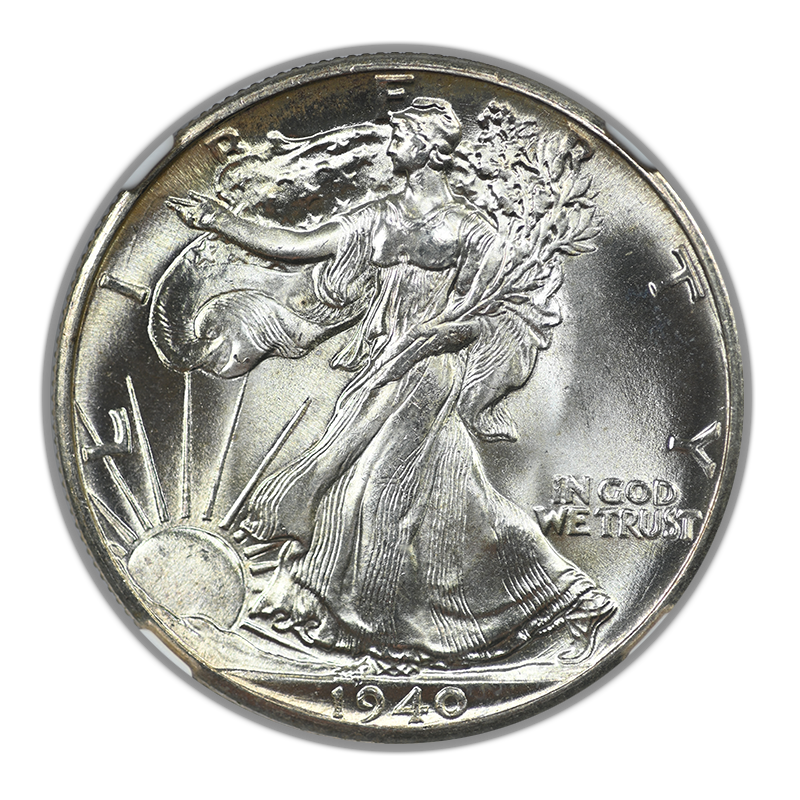 1940 Walking Liberty Half Dollar 50C NGC MS67 CAC