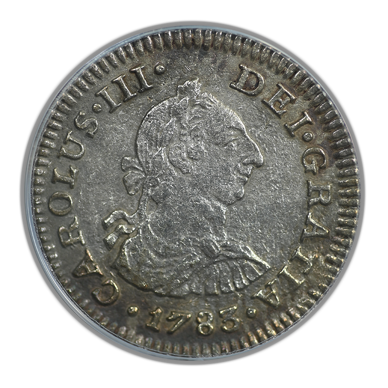 1783 MO Mexico 1/2R Reale ANACS Prime Select - El Cazador Shipwreck