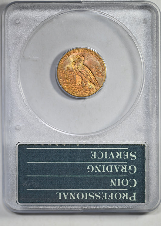 1926 Indian Head Gold Quarter Eagle $2.50 PCGS Rattler MS64 CAC
