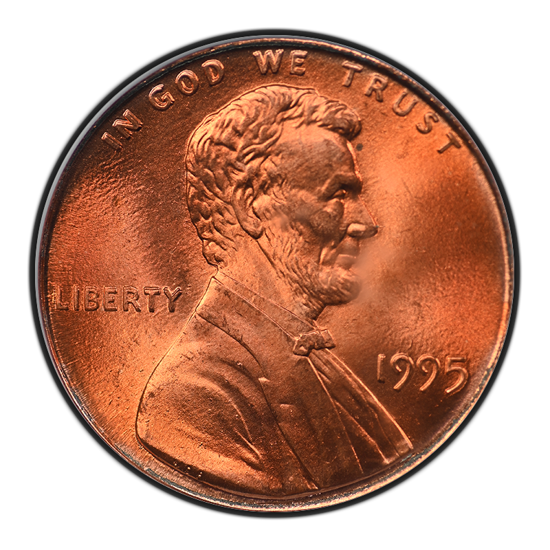 1995 Double Die Obverse Lincoln Memorial Cent 1C PCGS MS68RD Obverse