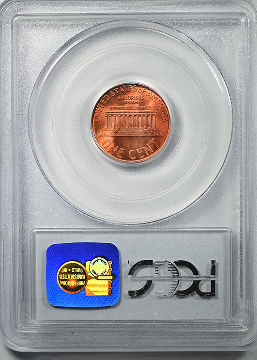 1995 Double Die Obverse Lincoln Memorial Cent 1C PCGS MS68RD Reverse Slab