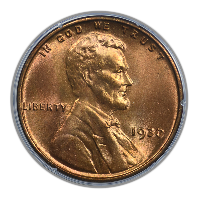 1930 Lincoln Wheat Cent 1C PCGS Rattler MS66RD CAC