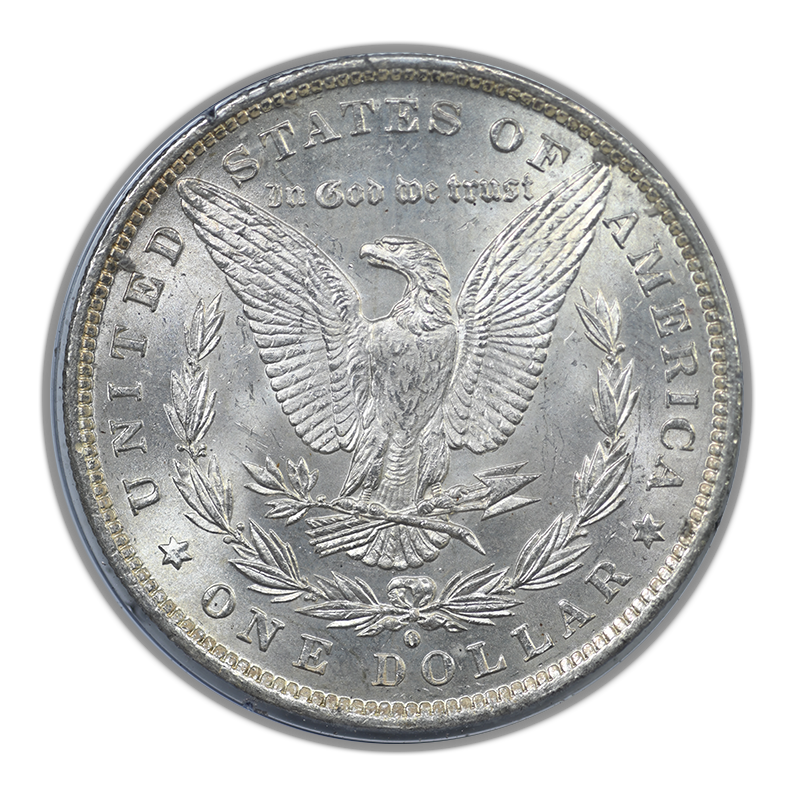 1884-O Morgan Dollar $1 PCGS Rattler MS64 CAC