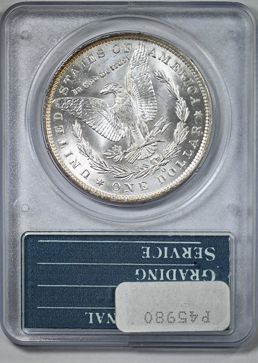 1885-O Morgan Dollar $1 PCGS Rattler MS62 CAC