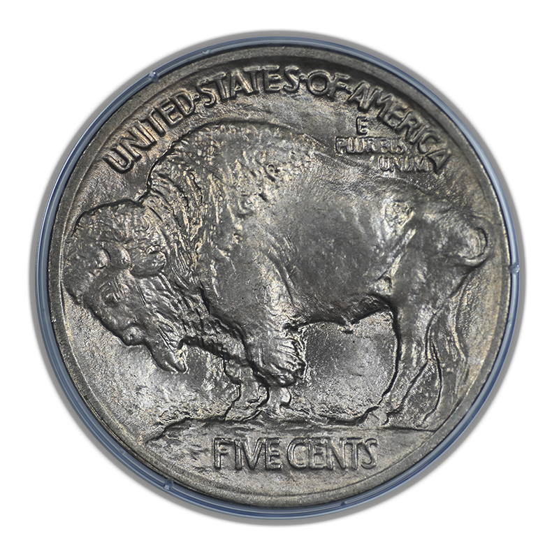 1913 Type 1 Buffalo Nickel 5C PCGS Rattler MS65 CAC