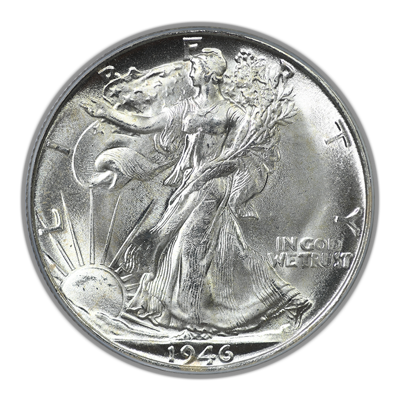 1946-S Walking Liberty Half Dollar 50C PCGS MS65