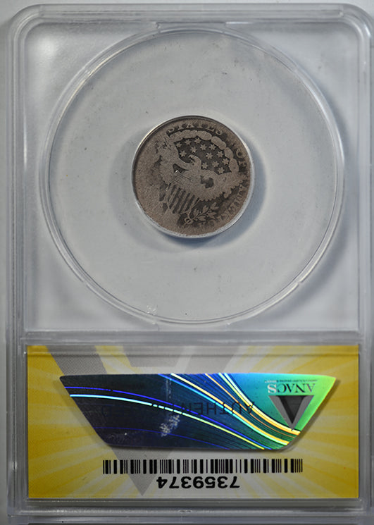 1805 Draped Bust Dime 10C ANACS AG3 - JR-2, 4 Berries Reverse Slab