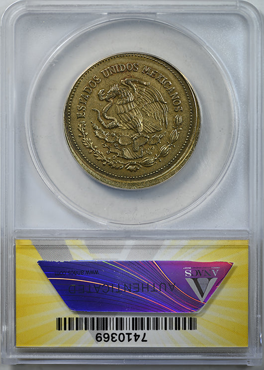 1988-Mo Mexico 1000P Pesos ANACS XF45 Mint Error Broadstruck