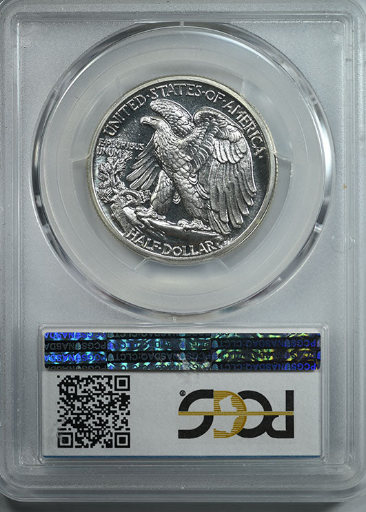1942 Proof Walking Liberty Half Dollar 50C PCGS PR67 CAC Reverse Slab