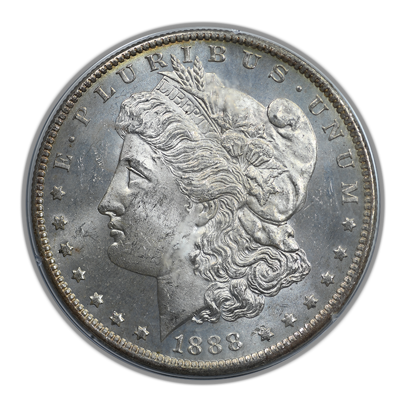 1888-O Morgan Dollar $1 PCGS Rattler MS63PL - Prooflike