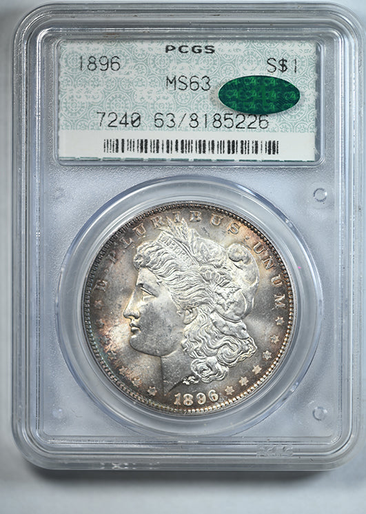 1896 Morgan Dollar $1 PCGS Doily MS63 CAC – Americana Rare Coin