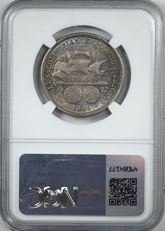 1893 Columbian Exposition Classic Commemorative Half Dollar 50C NGC MS66 - TONED!