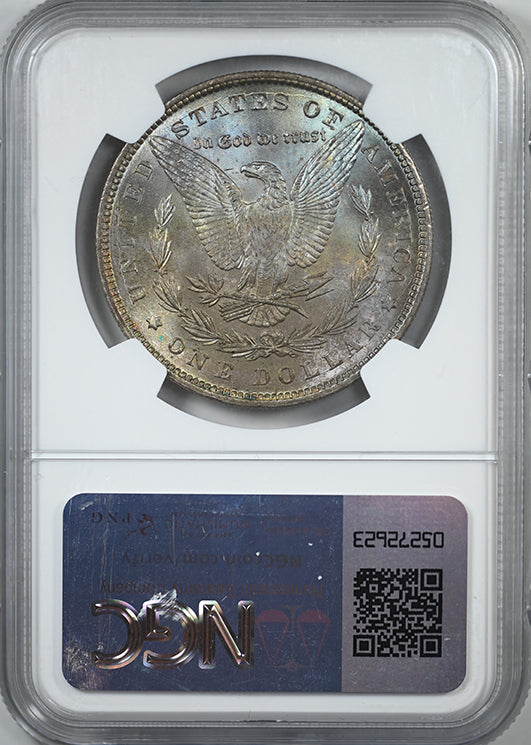 1896 Morgan Dollar $1 NGC MS67 - REVERSE TONED!