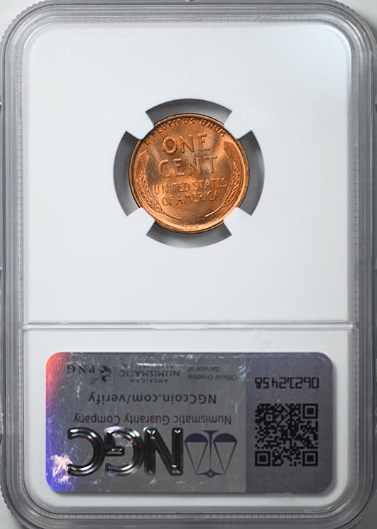 1909 VDB Lincoln Wheat Cent 1C NGC MS67+RD