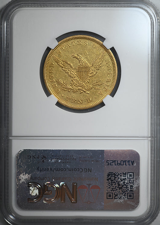 1841 Liberty Head Gold Eagle $10 NGC AU55