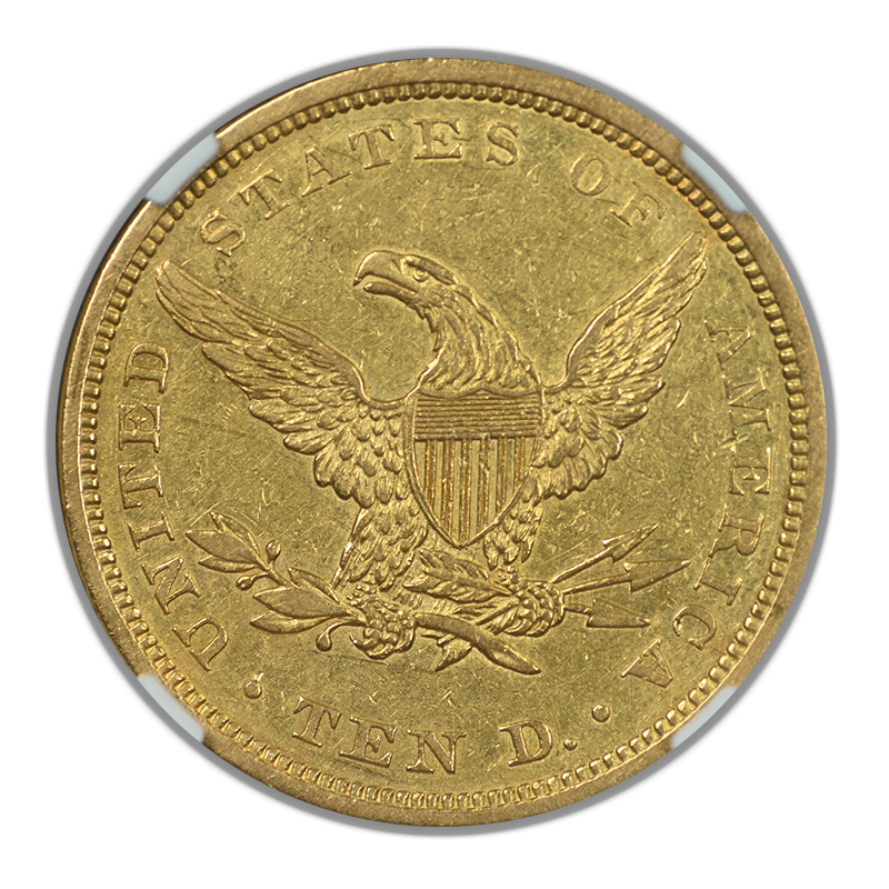 1841 Liberty Head Gold Eagle $10 NGC AU55
