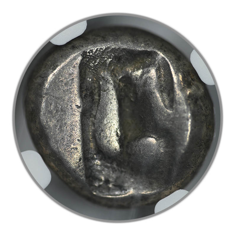 c.5th Century BC Achaemenid Empire AR Siglos Hero King w/ Bow NGC Ancients F