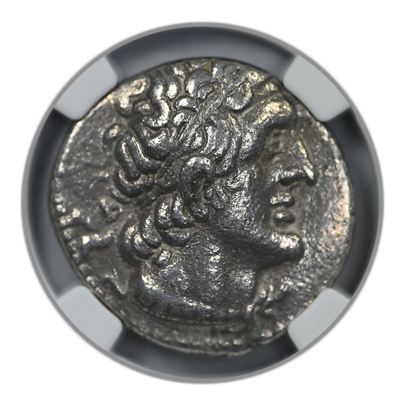 285/4-246 BC Ptolemaic Kingdom Ptolemy II AR Tetradrachm Eagle NGC Ancients Choice VF