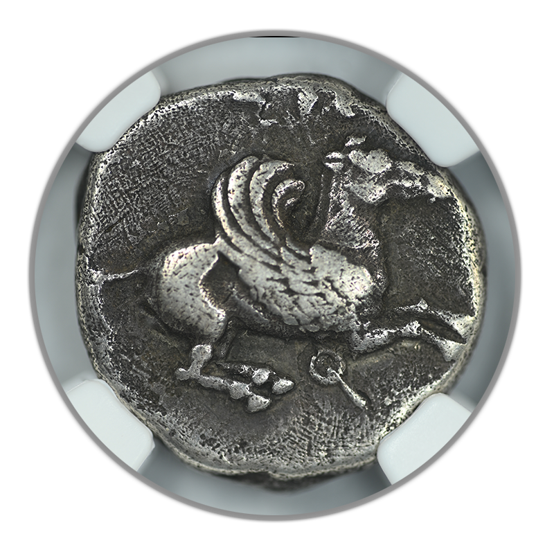 c.515-450 BC Corinthia, Corinth AR Stater Pegasus & Athena NGC Ancients Choice F