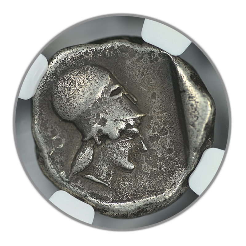 c.515-450 BC Corinthia, Corinth AR Stater Pegasus & Athena NGC Ancients Choice F