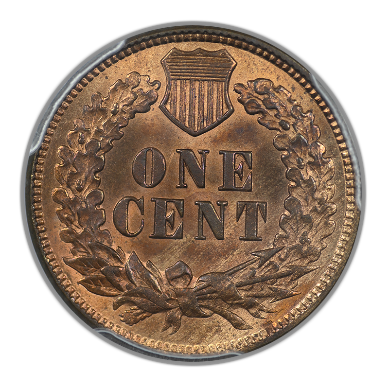 1874 Indian Head Cent 1C PCGS MS65RB CAC