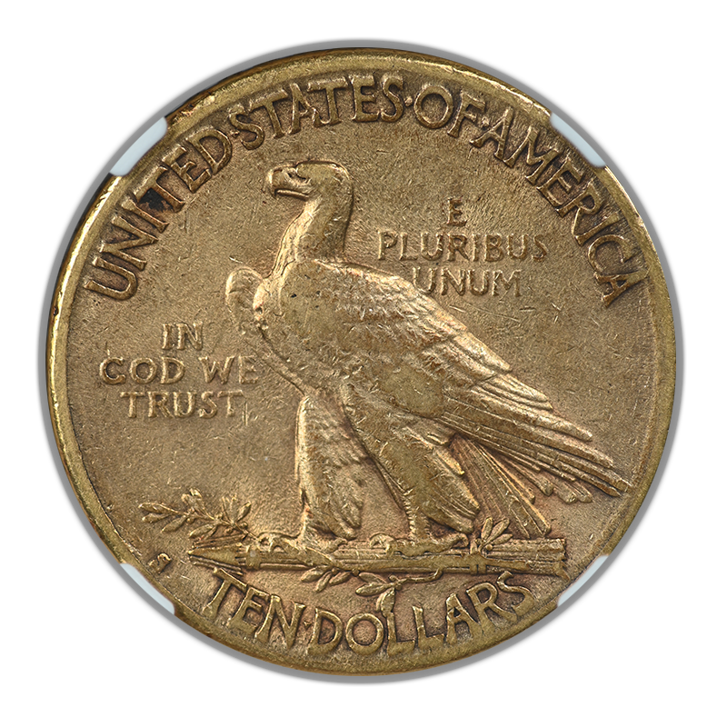 1908-S Indian Head Gold Eagle $10 NGC AU53