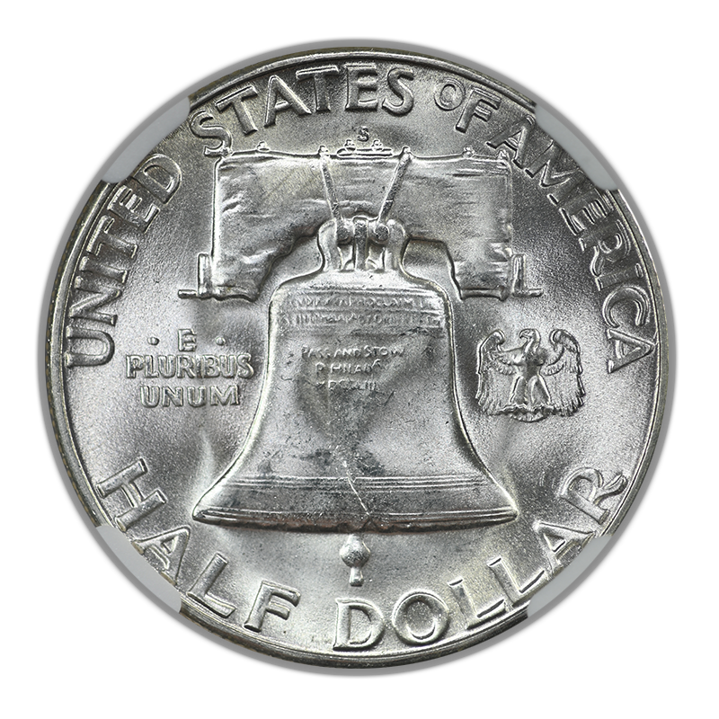 1953-S Franklin Half Dollar 50C NGC MS66