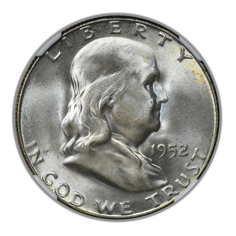 1952-S Franklin Half Dollar 50C NGC MS66