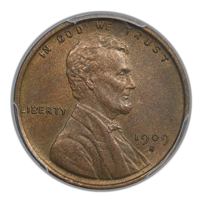1909-S VDB Lincoln Wheat Cent 1C PCGS MS64BN