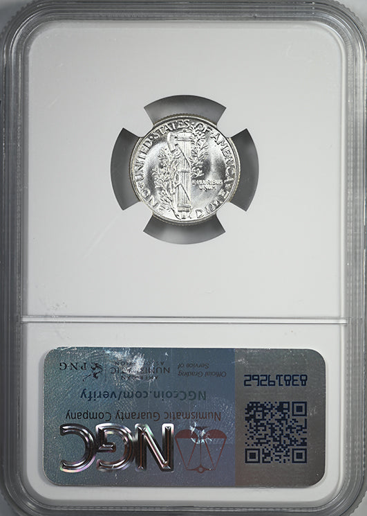 1929 Mercury Dime 10C NGC MS64FB - Full Bands