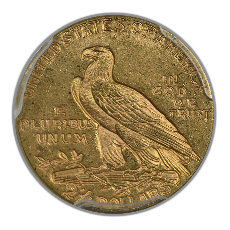 1927 Indian Head Gold Quarter Eagle $2.50 PCGS MS62